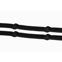 Riendas de goma T de T topes Havana oscuro Marrón