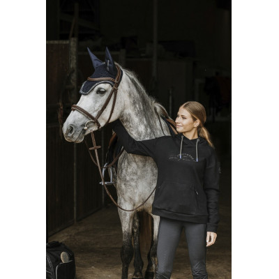 Sudadera Je t'aime EQUITHÈME - Selena Negro