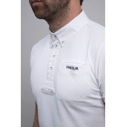 Polo Harcour Crystallo Blanco