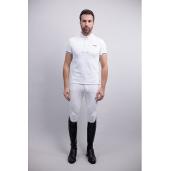 Polo Harcour Crystallo Blanco