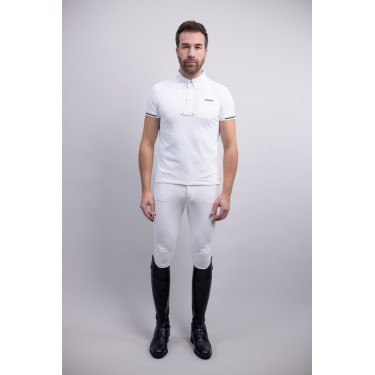 Polo Harcour Crystallo Blanco