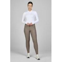 Pantalón Pikeur Laure full grip mujer 3005 talle alto Gris pardo Marrón