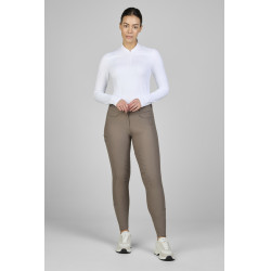 Pantalón Pikeur Laure full grip mujer 3005 talle alto Gris pardo Marrón Pantalón Pikeur Laure full grip mujer 3005 talle alto Gris pardo Marrón