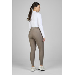 Pantalón Pikeur Laure full grip mujer 3005 talle alto Gris pardo Marrón Pantalón Pikeur Laure full grip mujer 3005 talle alto Gris pardo Marrón