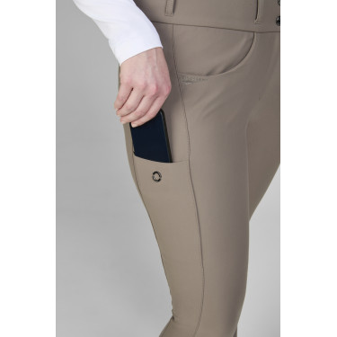 Pantalón Pikeur Laure full grip mujer 3005 talle alto Gris pardo Marrón Pantalón Pikeur Laure full grip mujer 3005 talle alto Gris pardo Marrón