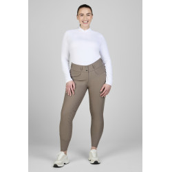 Pantalón Pikeur Laure full grip mujer 3005 talle alto Gris pardo Marrón Pantalón Pikeur Laure full grip mujer 3005 talle alto Gris pardo Marrón