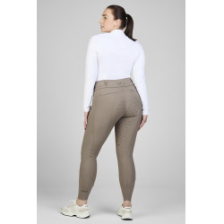 Pantalón Pikeur Laure full grip mujer 3005 talle alto Gris pardo Marrón Pantalón Pikeur Laure full grip mujer 3005 talle alto Gris pardo Marrón