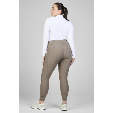 Pantalón Pikeur Laure full grip mujer 3005 talle alto Gris pardo Marrón Pantalón Pikeur Laure full grip mujer 3005 talle alto Gris pardo Marrón