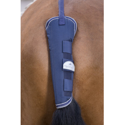 Protector de cola Equi-Theme Tyrex 600 D Azúl marino / gris