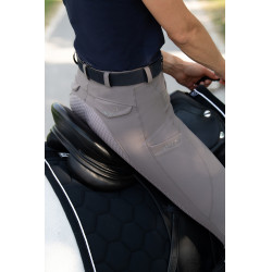 Pantalón Pikeur Laure mujer full grip talle media 3006 Gris pardo Marrón