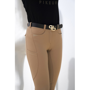 Pantalón Pikeur Laure mujer full grip talle media 3006 Caramelo Marrón