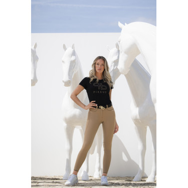 Pantalón Pikeur Laure mujer full grip talle media 3006 Caramelo Marrón