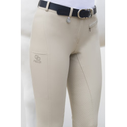 Pantalón Pikeur mujer Vally full grip 6106 talle medio alto Crema vainilla Beige