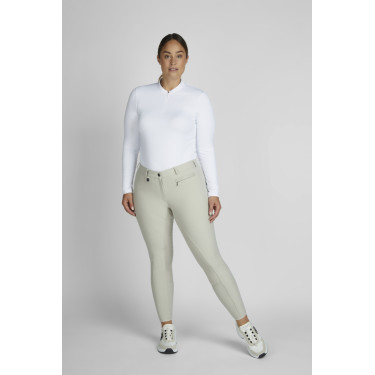 Pantalón Pikeur mujer Vally full grip 6106 talle medio alto Crema vainilla Beige