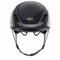 Casco de equitación Abus Airluxe Chrome Azul noche brillante