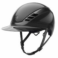 Casco de equitación Abus Airluxe Chrome L.V Negro brillante