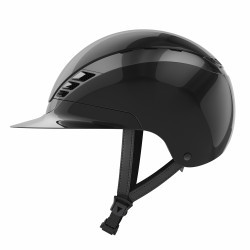 Casco de equitación Abus Airluxe Chrome L.V Negro brillante