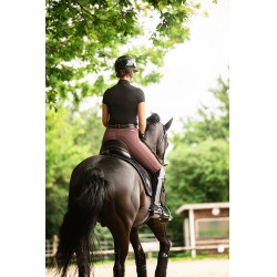 Casco de equitación Abus Airluxe Chrome L.V Negro brillante