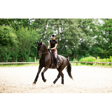 Casco de equitación Abus Airluxe Chrome L.V Negro brillante Casco de equitación Abus Airluxe Chrome L.V Negro brillante