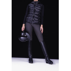 Casco de equitación Abus Airluxe Chrome L.V Negro brillante