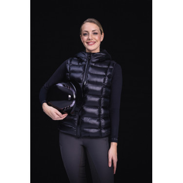 Casco de equitación Abus Airluxe Chrome L.V Negro brillante Casco de equitación Abus Airluxe Chrome L.V Negro brillante