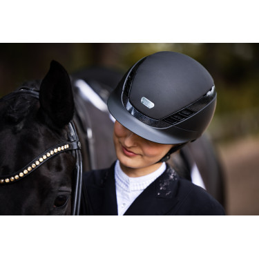 Casco de equitación Abus Airluxe Supreme Negro Casco de equitación Abus Airluxe Supreme Negro