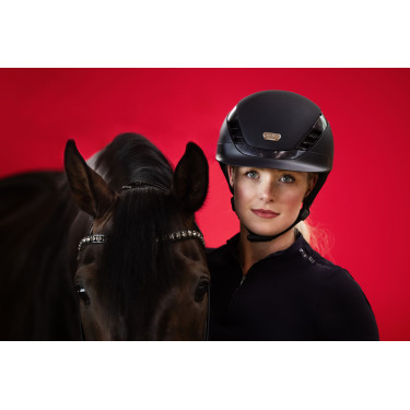 Casco de equitación Abus Airluxe Supreme Negro Casco de equitación Abus Airluxe Supreme Negro