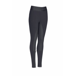 Legging Pikeur para niño con grip completo Ida Athl Sombra oscura Gris