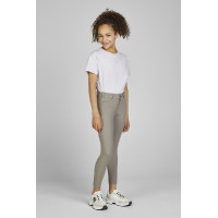 Pantalón Pikeur infantil New Braddy full grip 9805 talle medio alto Tormenta de arena Marrón