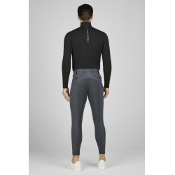 Pantalón Pikeur hombre Rossini culera de imitación 7508 talle medio alto Sombra oscura Gris