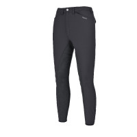 Pantalón Pikeur hombre Rossini McCrown culera de piel Sombra oscura Gris