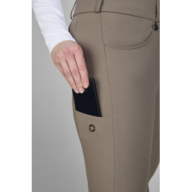 Pantalón Amia 6805 Pikeur grip en las rodillas talle medio alto mujer Gris pardo Marrón Pantalón Amia 6805 Pikeur grip en las rodillas talle medio alto mujer Gris pardo Marrón