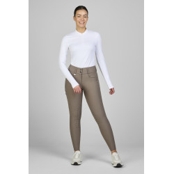 Pantalón Amia 6805 Pikeur grip en las rodillas talle medio alto mujer Gris pardo Marrón Pantalón Amia 6805 Pikeur grip en las rodillas talle medio alto mujer Gris pardo Marrón