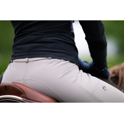 Pantalón Amia 6805 Pikeur grip en las rodillas talle medio alto mujer Gris pardo Marrón Pantalón Amia 6805 Pikeur grip en las rodillas talle medio alto mujer Gris pardo Marrón
