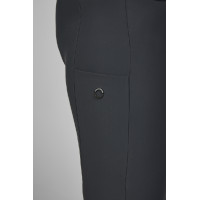 Pantalón Amia 6805 Pikeur grip en las rodillas talle medio alto mujer Sombra oscura Gris