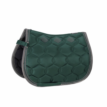 Manta de montar Eskadron Glossy Wave Contrast Shetland Carrera verde