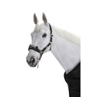 Cabezada de control con cadena Sliding Eskadron Negro