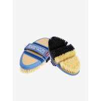 Cepillo Flexi Half & Half Grooming LeMieux Azul Badminton