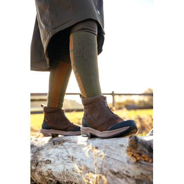 Botines impermeables con cremallera LeMieux Trex Castaño Marr&amp;amp;amp;oacute;n