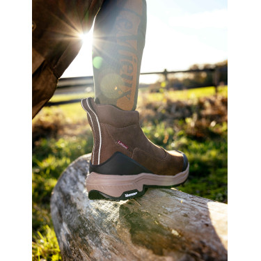 Botines impermeables con cremallera LeMieux Trex Castaño Marr&amp;amp;amp;oacute;n