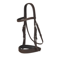 Brida plana Hunter LeMieux con riendas con cordones