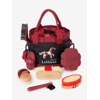 Juego de cepillos Mini LeMieux Roja Rojo Juego de cepillos Mini LeMieux Roja Rojo