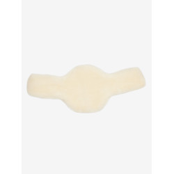 Kurzer Bauchlatz-Schutzgurt LeMieux Anatomic Merino+ Natural Marrón