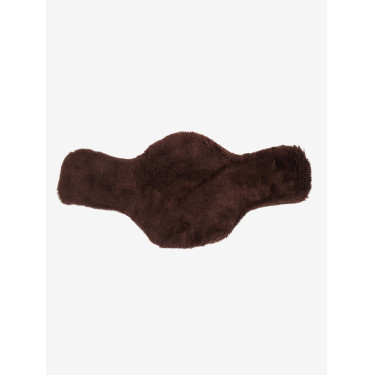 Kurzer Bauchlatz-Schutzgurt LeMieux Anatomic Merino+ Castaño Marrón