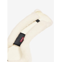 LeMieux Anatomic Dressurgurt-Schutz aus Merino+ Wolle Natural Marrón LeMieux Anatomic Dressurgurt-Schutz aus Merino+ Wolle Natural Marrón