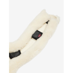 Gurtenschutz Jumping LeMieux Anatomic aus Merino+ Wolle Natural Marrón