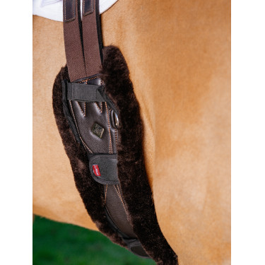 Gurtenschutz Jumping LeMieux Anatomic aus Merino+ Wolle Castaño Marr&amp;amp;amp;oacute;n