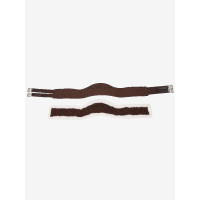 LeMieux Hunter Gurt mit abnehmbarem Merino+ Lammfell Havana Marrón