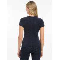 Camiseta de manga corta sin costuras LeMieux Britney Marino Azul marino Camiseta de manga corta sin costuras LeMieux Britney Marino Azul marino