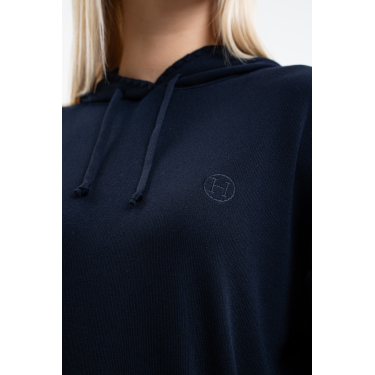 Sudadera con capucha Plume Harcour mujer Marino Azul marino